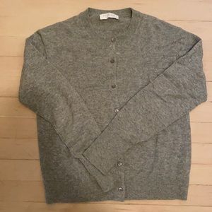 Everlane 100% cashmere crew cardigan sz M